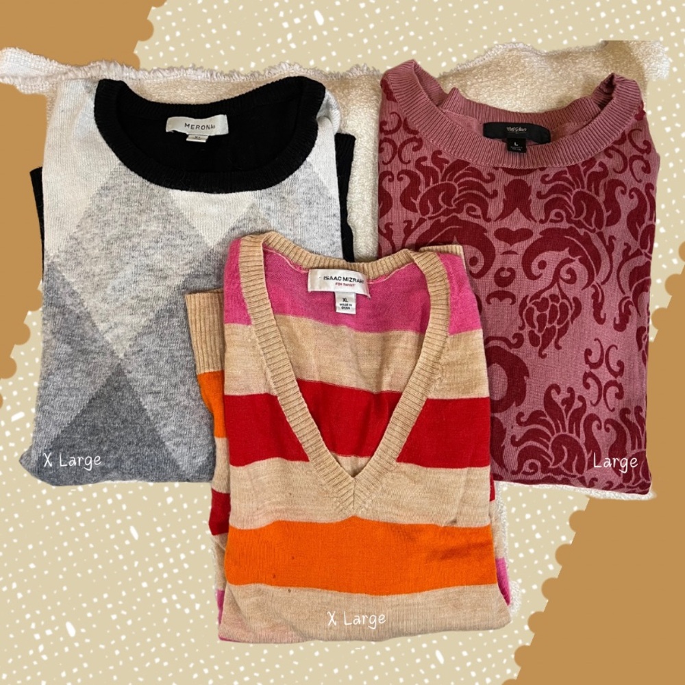 Long Sleeve V neck Pattern - pair 3